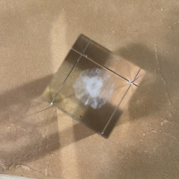 Vintage Ballerina Etched Glass Paperweight - Picture 6 of 10